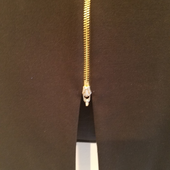 Ted Baker Black Zip Peplum Dress Size 2 - Picture 7 of 11